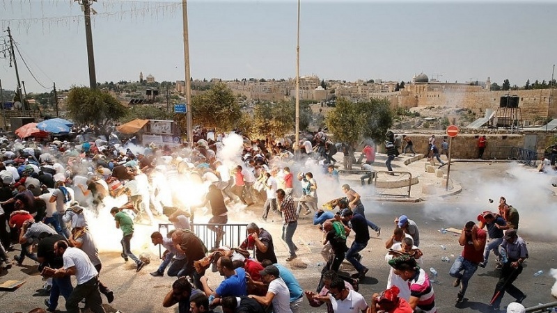 صیہونی فوجیوں کے حملے میں 400 فلسطینی زخمی