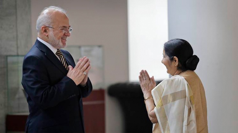 عراق کے وزیر خارجہ کا دورہ ہندوستان، سشماسوراج سے ملاقات