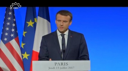 دیداره‌کانی تره‌مپ و ماکرۆن له پاریس