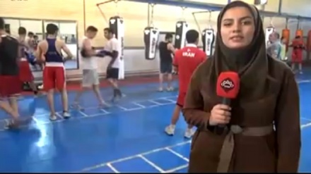 ئامادەکاری تاقمی بۆکسی ئێران له سنه