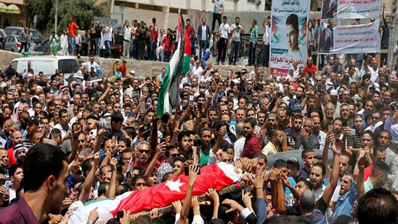 اردن میں اسرائیل مخالف مظاہرے