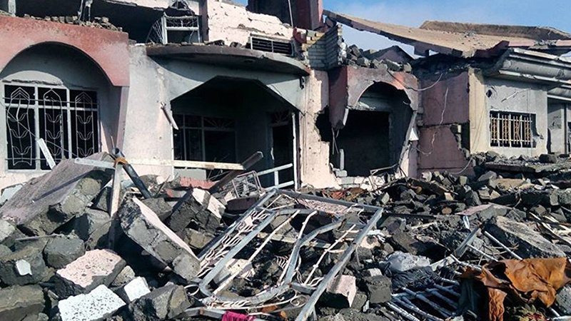 İŞİD terrorçuları Mosulda evləri dağıdıblar
