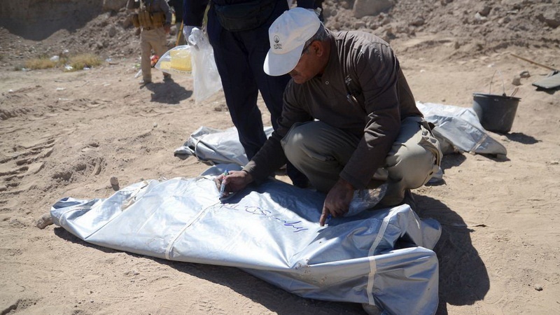 Keşifkirina gorna komkî ya gorîyên cinayeta Spaykerê li Iraqê