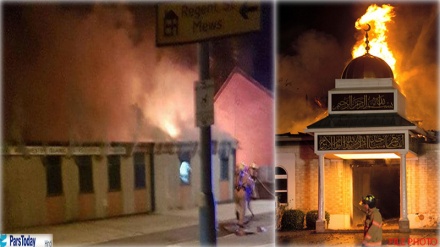 برطانیہ میں مسجد نذر آتش