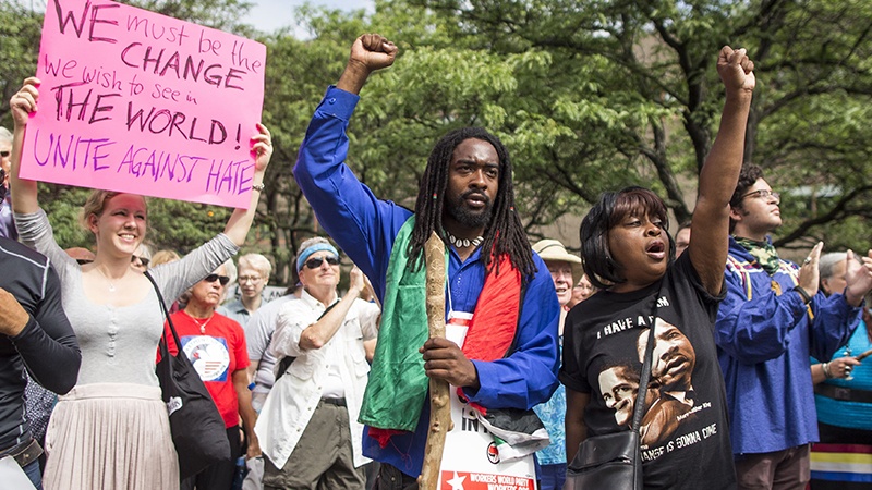 ABŞ-da rasizm əleyhinə aksiya