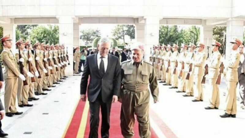 ABŞ-ın müdafiə naziri Barizani ilə görüşüb
