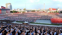 Protesti ljudi Sjeverne Koreje kao reakcija na sankcije od strane UN
