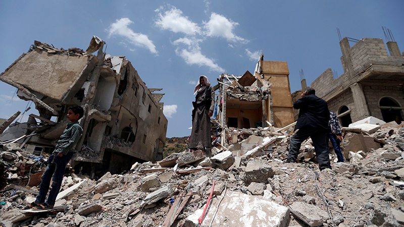 سعودی حملوں میں یمن کے عام شہریوں کا قتل عام 