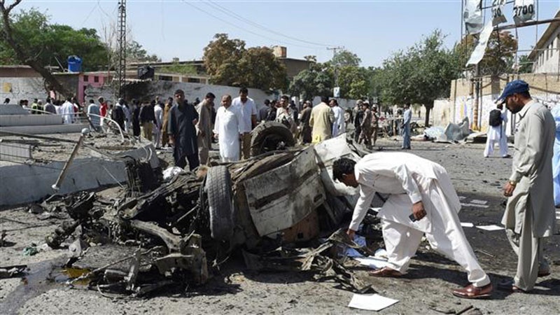 پاکستان کےصدر اور وزیراعظم کی جانب سے دھماکے کی مذمت