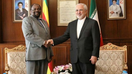 ایران اور زیمبابوے کے وزرائے خارجہ کی ملاقات 