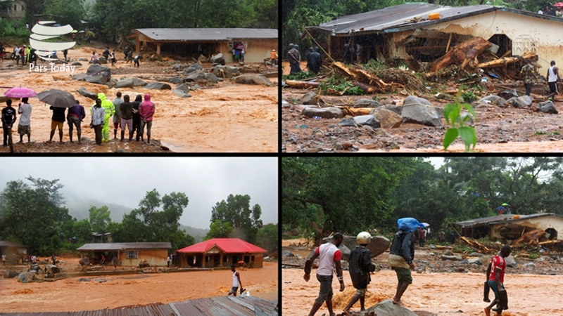 سیرالیون میں مٹی کے تودے گرنے سے ہلاکتوں کی تعداد 400 ہوگئی