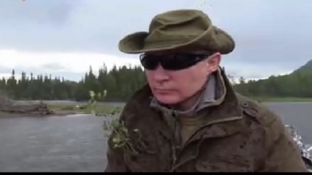 ماسی گرتنی پوتین له پشودان