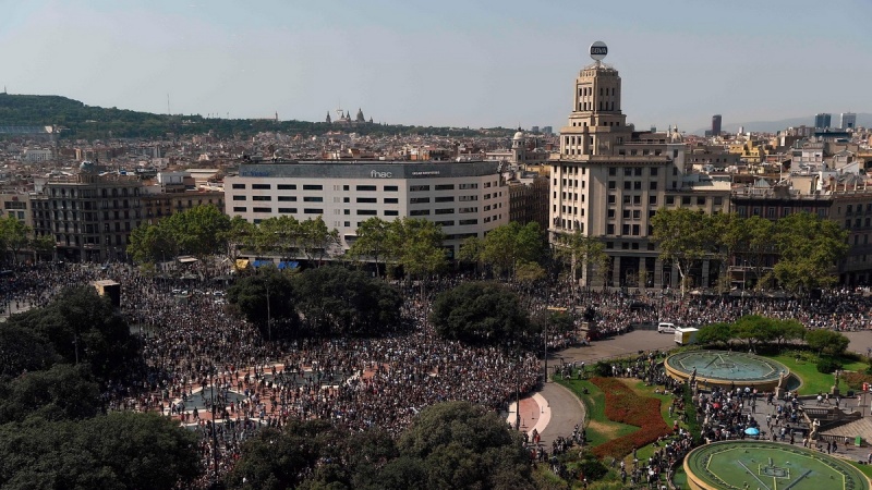  اسپین میں دہشتگردی کا شکار ہونے والوں کیلئے دعائیہ تقریب