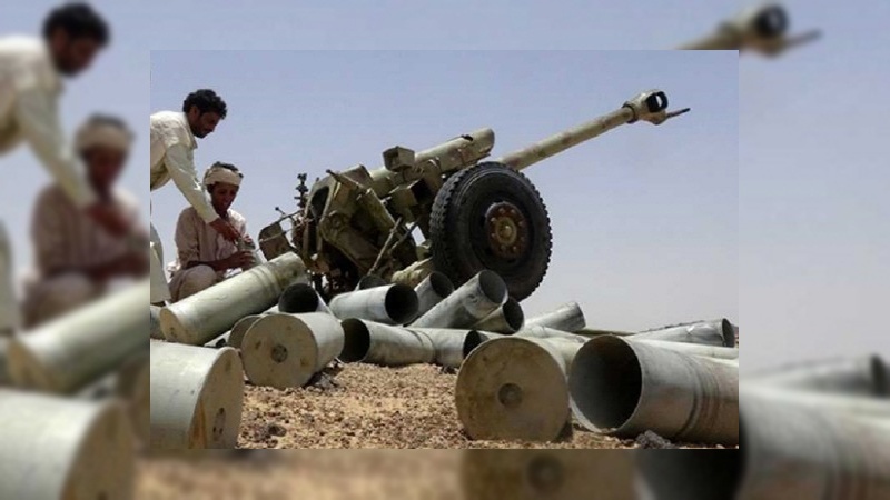 سعودی فوجی اڈوں پر یمنی فوج کی گولہ باری 