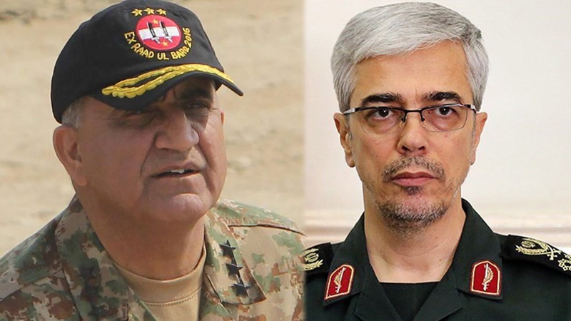 ایران و پاکستان کے مسلح افواج کے سربراہوں میں رابطہ 