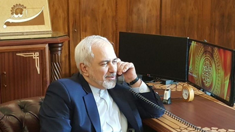 ایران اور چین کے وزرائے خارجہ کی ٹیلی فون پر بات چیت 