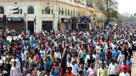 میانمار میں مسلمانوں کے قتل عام کی مذمت میں نئی دہلی میں مظاہرہ 