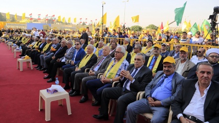 بيروت ميں حزب اللہ كی فتح کا جشن