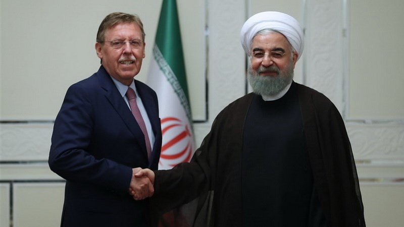 یورپی یونین امریکا کو ٹھوس اور واضح پیغام دے، صدر حسن روحانی