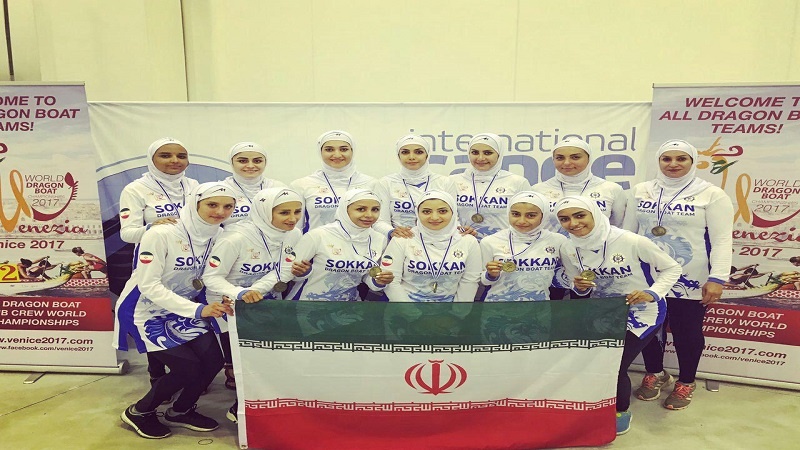 İranın qadınlardan ibarət qayıqsürmə komandasının uğuru