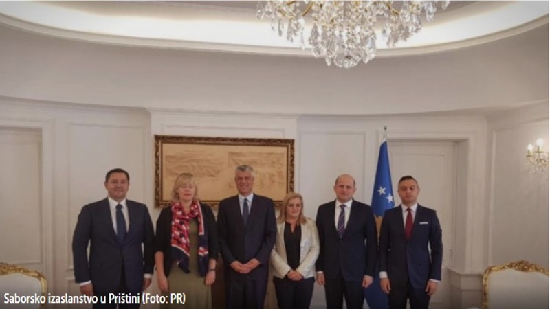 Saborski zastupnici u Prištini s Thaçijem o pravima hrvatske manjine