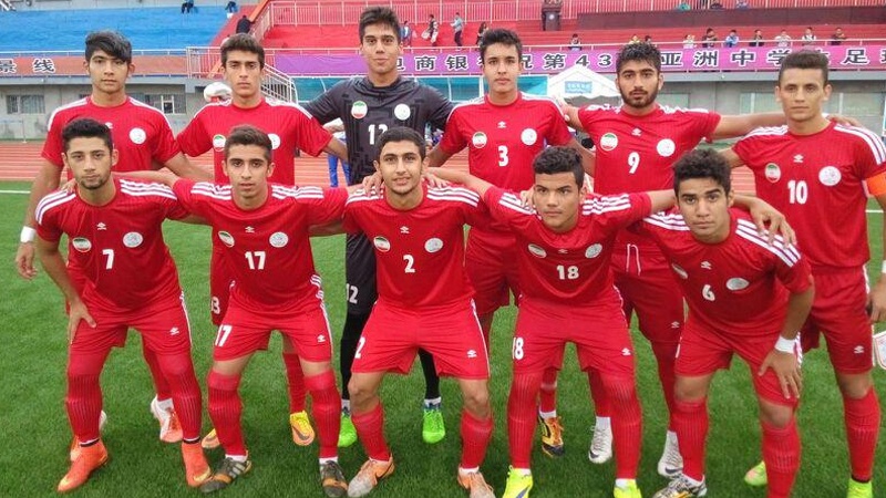 İranın məktəblilərdən ibarət futbol komandası Asiya Çempionatının yarımfinal mərhələsinə yüksəlib