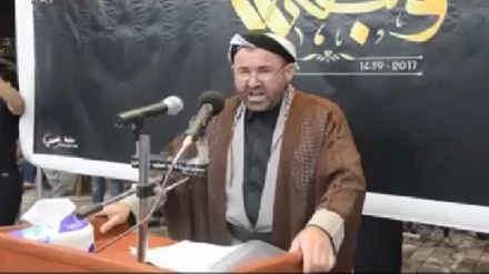 شێخ حوسێن خۆشناو وتارخوێنی حسێنی حەکیم له سلێمانی