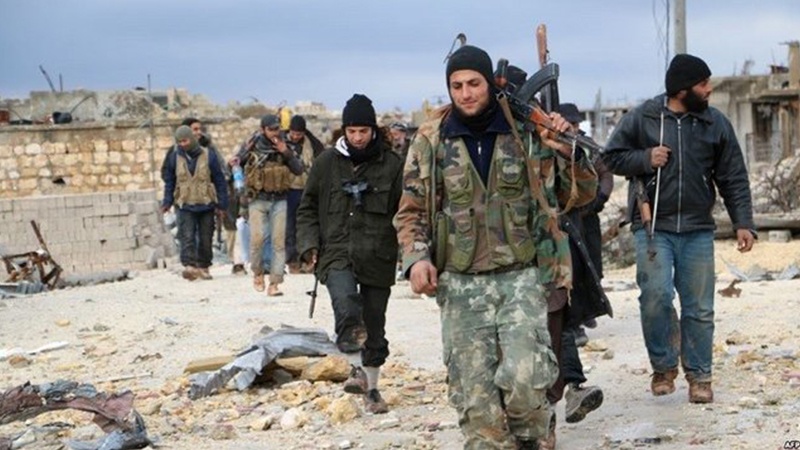 800 سو مسلح افراد ہتھیار ڈال کر شامی فوج میں شامل 