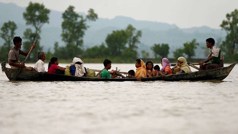 روہنگیا مسلمانوں کی کشتی ڈوبنے سے 14 افراد جاں بحق