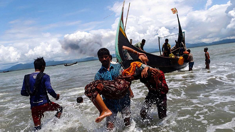 روہنگیا مسلمانوں کی کشتی کو حادثہ10، جاں بحق