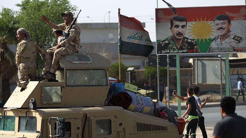 کرکوک کے اہم علاقے، عراقی فوج کے کنٹرول میں آ گئے 