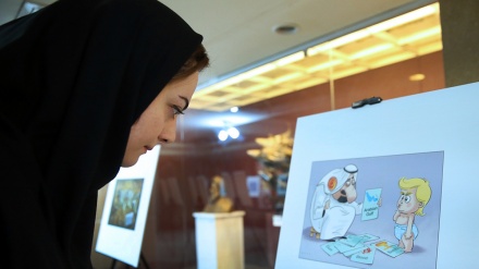  خلیج ہمیشه فارس کے موضوع پر کارٹونوں کی نمایش