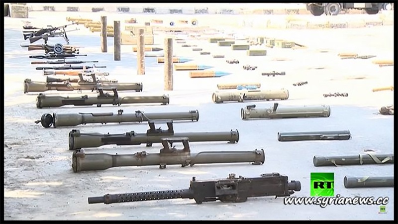 شام : داعش اسلحہ خانوں میں امریکی و اسرائیلی بتھیار 