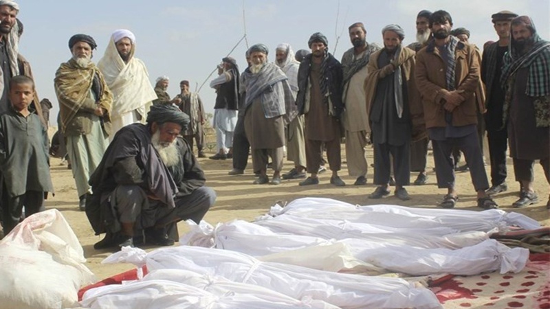 امریکی حملے میں دسیوں افغان شہری جاں بحق 
