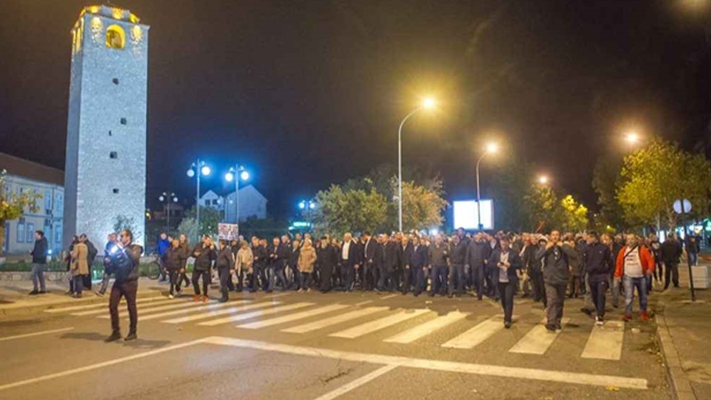 DF organizovao protestni marš u Podgorici