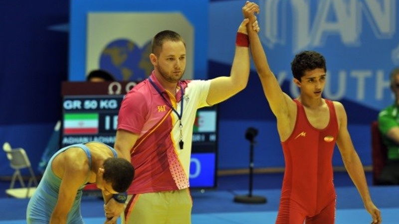 İranlı güləşçi qızıl medal qazanıb