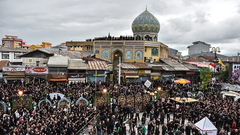  ایران کے شہرگیلان میں عاشورکے روزعزاداری