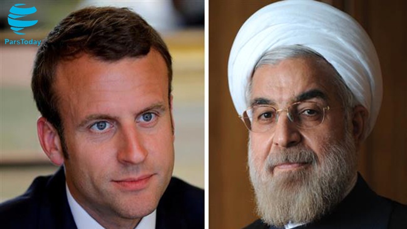 ایران اور فرانس کے صدور کی ٹیلی فونی گفتگو 