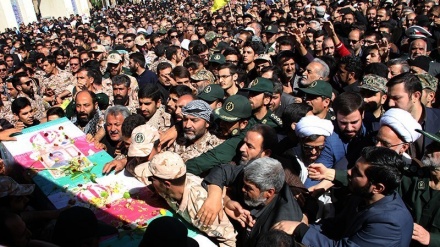 اراک میں شہید جنرل حاج عبدالله خسروی کی تشیع جنازہ