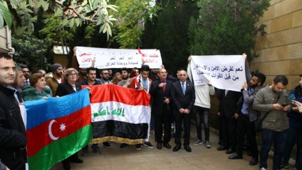 Bakıda İraqın ərazi bütövlüyünü himayə aksiyası keçirilib