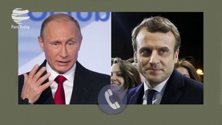 پوتین و مەکرۆن، پیادا چوونەوە بە ڕێککەوتنی ناڤۆکی جێگای قەبووڵ نییە