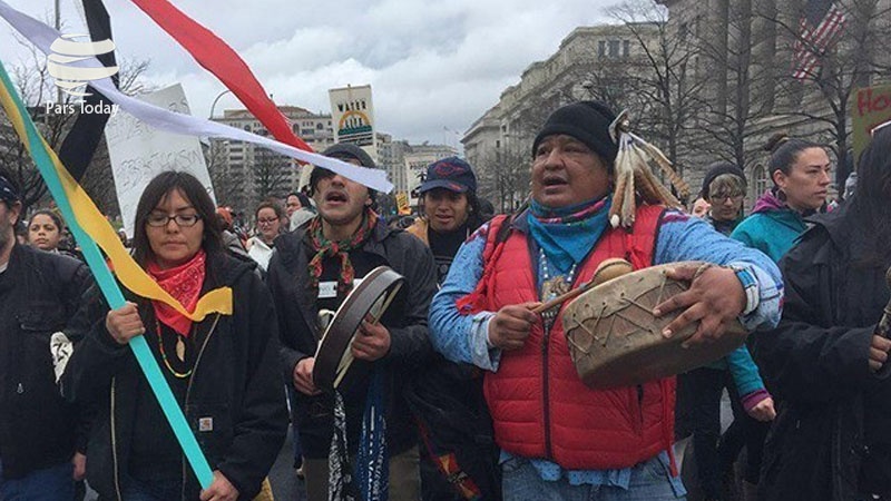 ABŞ-da yerlilərin səssizcə soyqırımına etiraz aksiyası 