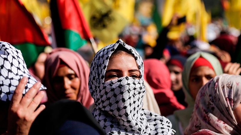 حماس کے یوم تاسیس میں ہزاروں فلسطینیوں کی شرکت 