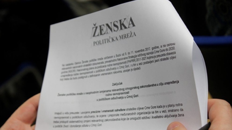 Crna Gora: Ženska politička mreža traži 