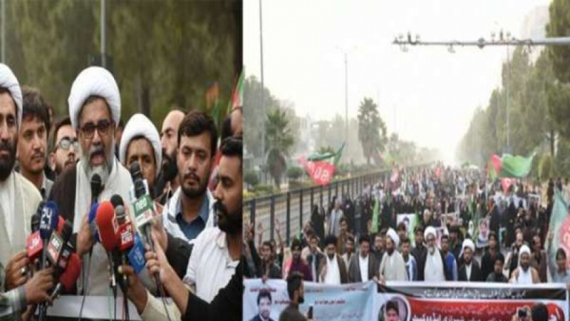ناصرشیرازی کےاغوا کے خلاف اسلام آباد میں احتجاجی ریلی