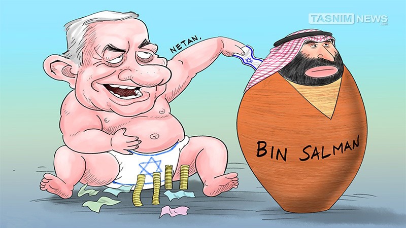 صیہونیت کا پروردہ،سعودی شہزادہ! ۔ کارٹون