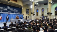Susret hiljada učenika i studenata s liderom Islamske revolucije
