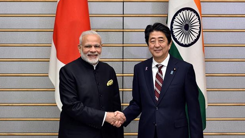 جاپان اور ہندوستان کے وزیراعظم کی ملاقات 