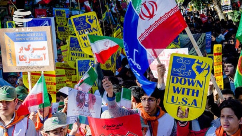 ایران بھر میں امریکہ مخالف ریلیاں 