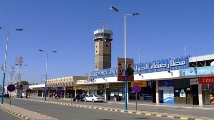 Yardım yükü daşıyan təyyarə Səna aeroportuna enib